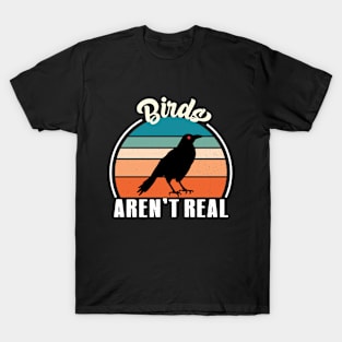 Vintage Birds Aren’t Real Movement - If It Flies It Spies T-Shirt